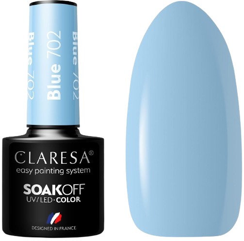 HYBRIDNÝ LAK BLUE 702 CLARESA Jemná modrá