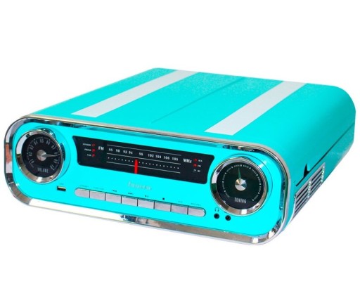 Gramofon winylowy radio LAUSON 01TT18 vintage retro BT USB AUX / 33 45 78