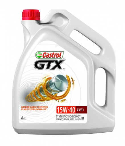 МИНЕРАЛЬНОЕ МАСЛО CASTROL GTX БЕЛОЕ 15W40 4л
