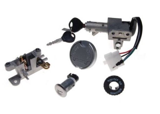 2078077230529 - ЗАМОК ЗАЖИГАНИЯ С КОМПЛЕКТОМ ЗАМКОВ ДЛЯ KYMCO AGILITY 50