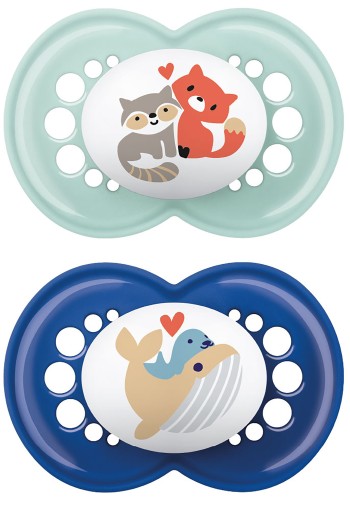 Соска МАМ ортодонтична силіконова 6 м+