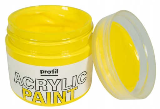 Фарба акрилова світло-жовта профільна 50 мл