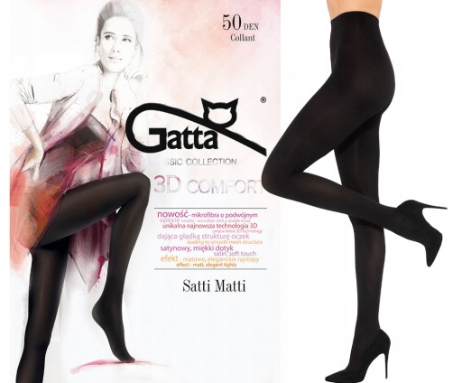 Чорні довгі легінси Gatta 3