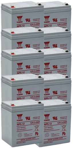 Apcrbc117 rbc #117 комплект батарей yuasa для ибп apc 10x np5-12 12 в 5 ач
