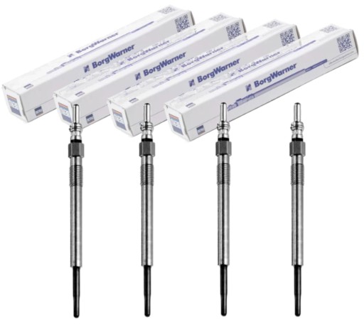 4 × свічки розжарювання borgwarner gn055