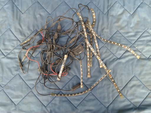 301 - СВІТЛОДІОДНА СТРІЧКА ДЛЯ МОТОЦИКЛА HARLEY КОМПЛЕКТ