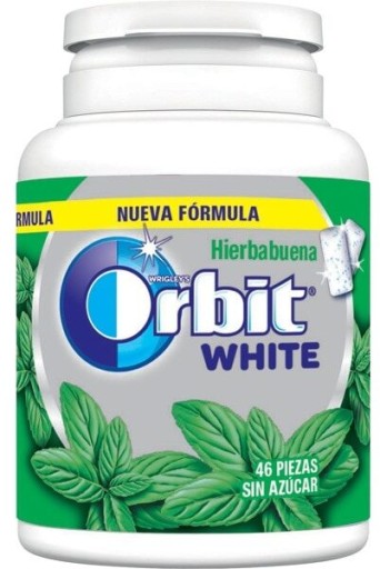 GUMA ORBIT WHITE SPEARMINT Mięta 46 drażetek