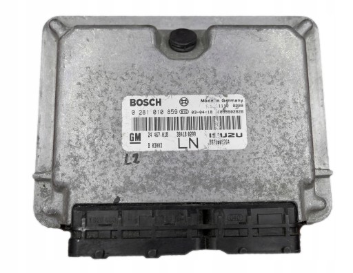 24467018 - Opel astra g 2003 контроллер/модуль блока управления двигателем