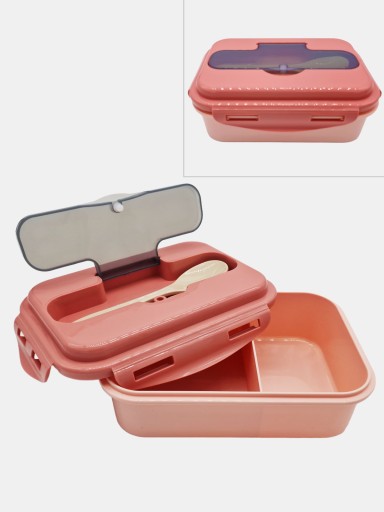 ЛАНЧБОКС З ВІДДІЛЕННЯМИ рожевий