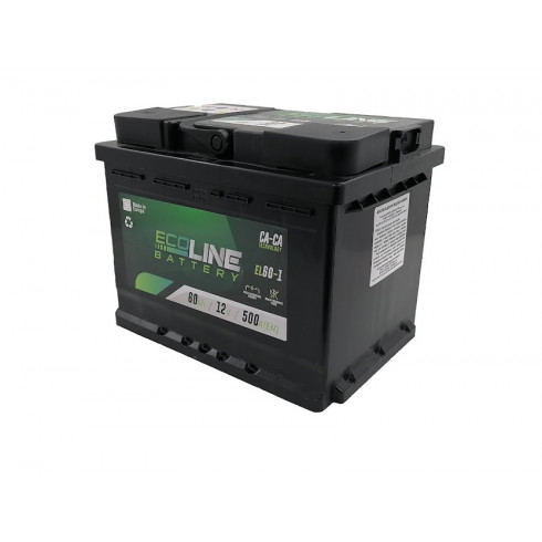 ECO80 - Акумулятор Jenox EcoLine 60ah 500A Польський 12V