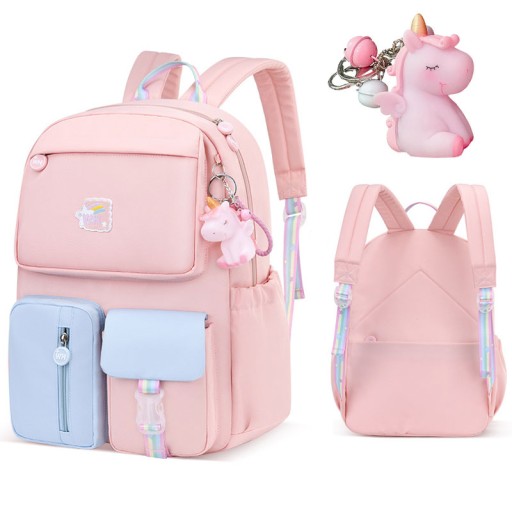 Багатокамерний шкільний рюкзак MINGJIN Shades of purple, Shades of pink