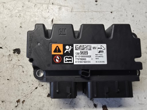 OPEL MERIVA B LIFT Module Unité de contrôle Airbag 13589689 MV