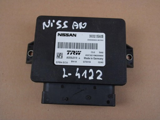 Nissan Leaf II 2020 computer module control unit PDC 360325SA0B