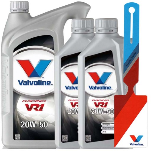 VALVOLINE VR1 RACING 20W50 OIL 20W-50 7L
