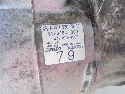 MERCEDES W203 Kompresszor a klímának A0012307911
