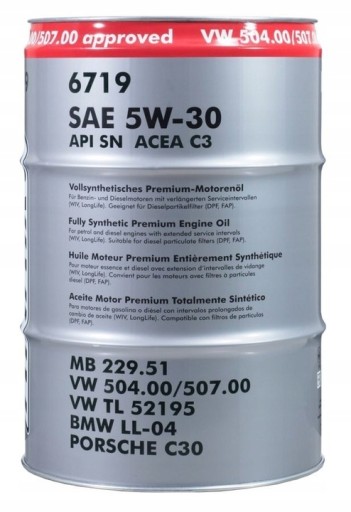 ФАНФАРО 5W30 60L LL DPF 504.00 / 507.00