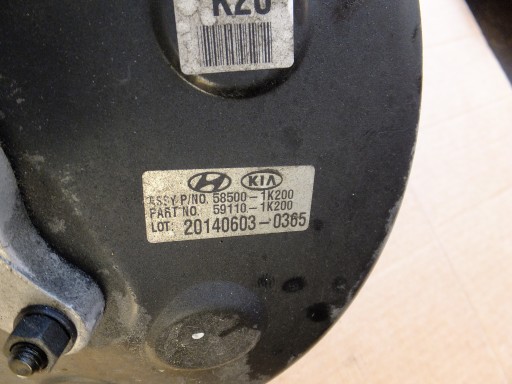 szervo fékrásegítő hyundai ix20 1,4 crdi 58500-1K200