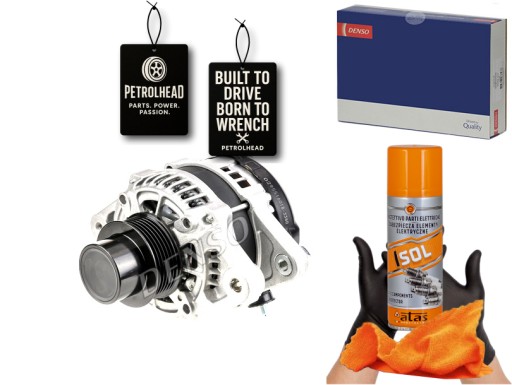 DENDAN1315#ECS-PCP+K - Генератор toyota yaris 1.0 12.10- denso #petrolhead pro+ kit4