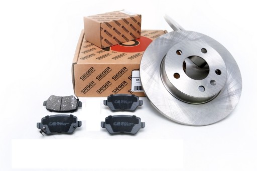 Диски 5 болтів + колодки LUCAS задній Opel ZAFIRA B