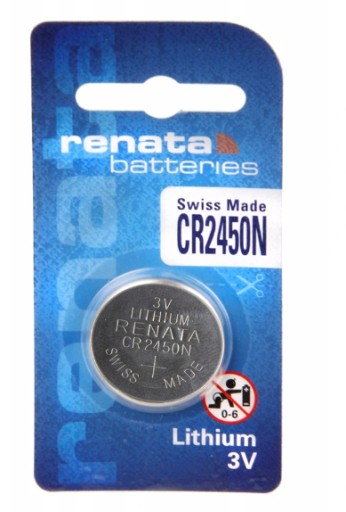 Pila Litio RENATA CR2450N 3 Volts Con Scalino E Doppio Diametro 24,5 E 22,3 - Foto 5