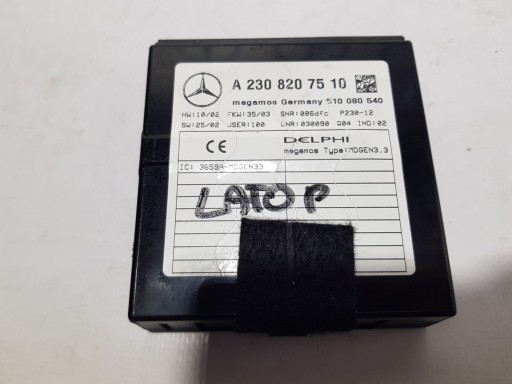 module alarm module control unit MERCEDES SL R230 W230 A2308207510