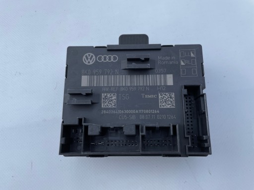 БЛОК УПРАВЛЕНИЯ МОДУЛЬ ДВЕРЬ 8K0959792N AUDI A4 B8 8K изображение 1