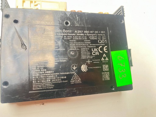 control unit NADWOZIA MERCEDES-BENZ CLS W257 A2579008700