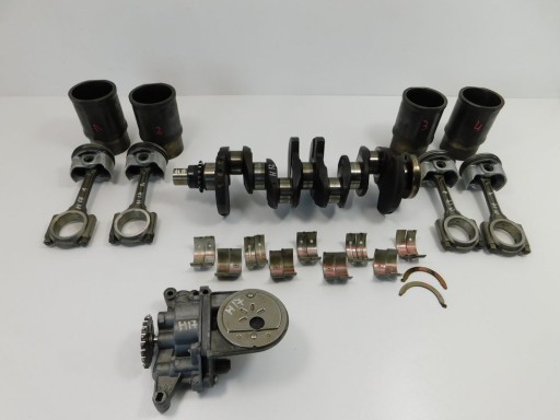 Підшипники коленвала 4 поршня peugeot citroen 1.4 16v kfu комплект двигуна комплект