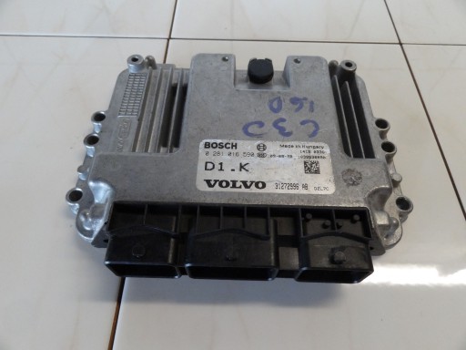Volvo c30 2007 1.8 16v модуль контролера двигуна 0281016590 31272996ab