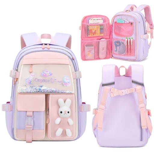 Рюкзак шкільний багатокамерний рюкзак омбре cx999 Відтінки рожевого 26 л