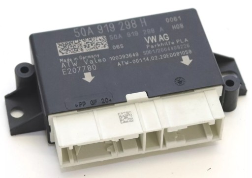 Паркувальний модуль pdc контролер 5qa919298h vw passat b8 arteon