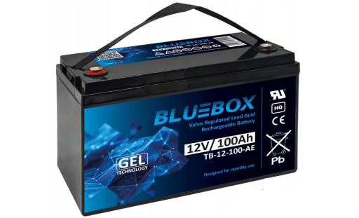 Потужний agm акумулятор 12 вольт 100ah ups кемпер ефективний vrla bluebox