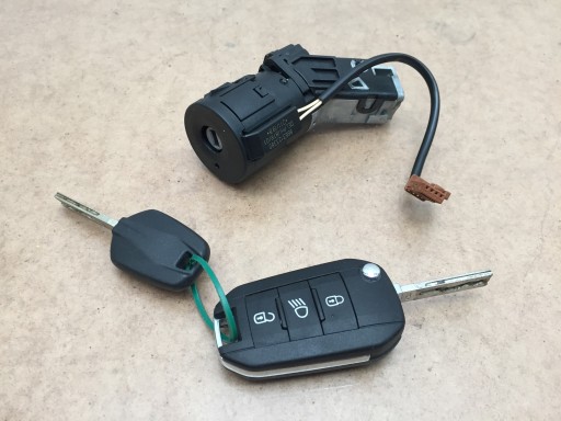 9663123380 - CITROEN C3 III ключ запалювання