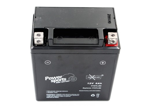 85-9047 - АККУМУЛЯТОР AGM 12V 6AH YTX7L-BS HONDA VT, CA, CB