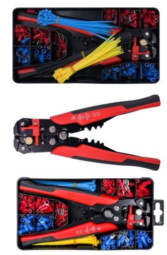 СОЕДИНИТЕЛИ С РУБАШКОЙ + ЩИПЦЫ, НАБОР НАКОНЕЧНИКОВ