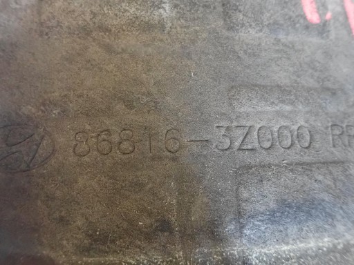 mudguard right front HYUNDAI I40 2011- 86816-3Z000