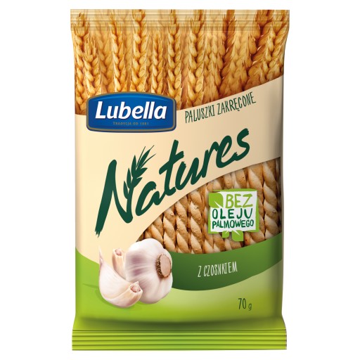 Paluszki Zakrecone Z Czosnkiem Lubella Natures 70g 9281423669 Allegro Pl