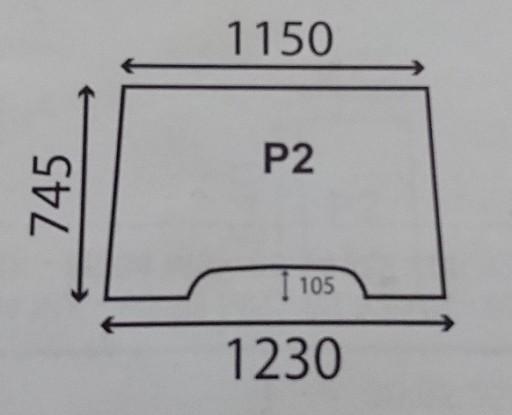 6005028923 - ЛОБОВОЕ СТЕКЛО RENAULT CERES