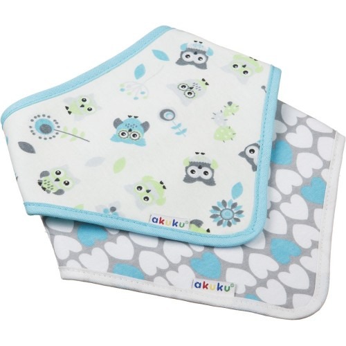 Нагрудник Акуку тканинний Відтінки синього 2 шт.