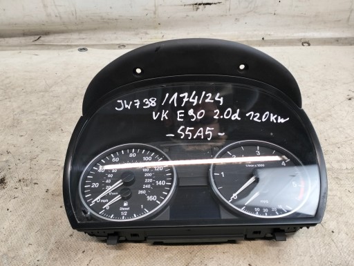 BMW E90 2.0D 2007r ANLIK dials dials 1025380-76 9141488-01 IK914148801