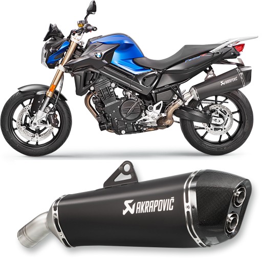 S-B8SO7-HZAABL - Глушник вихлопної труби Akrapovic BMW F 800 R / ABS 2009-2019