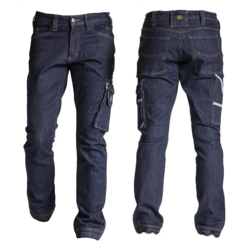 Джинсовые рабочие брюки эластичные R. 54