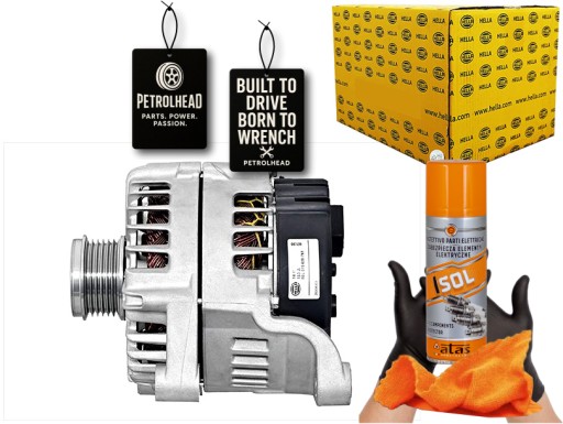 HEL8EL 015 - Генератор 12v bmw hella #petrolhead pro+ kit4