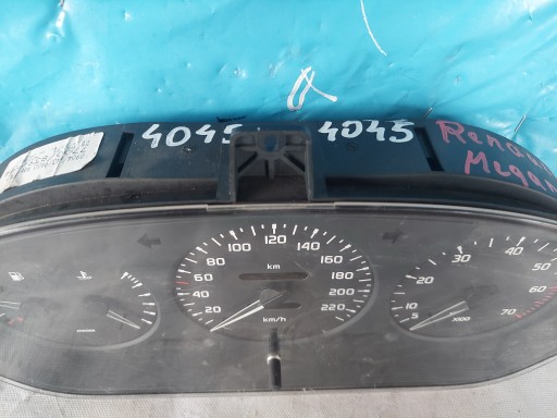 dials clock MEGANE and 1.6 B 7700839644