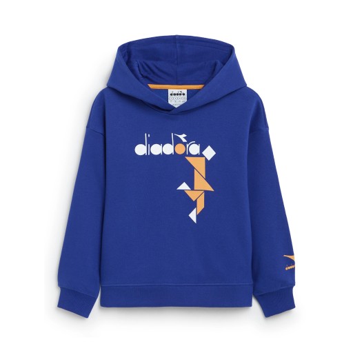 Дитячий світшот Diadora розмір 125 синій з довгим рукавом