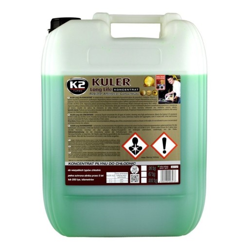 KULER РІДИНА РАДІАТОРНА 20KG*KONC*GREEN W416Z K2