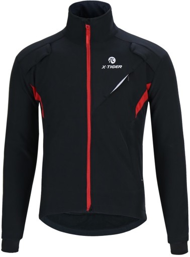 ЧОЛОВІЧА ВЕЛОСИПЕДНА КУРТКА SOFTSHELL, ДОБРЕ ІЗОЛЬОВАНА