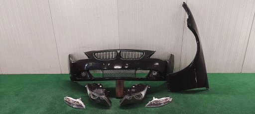 fender left front BMW 6 E63 E64 03-10 original LAK:475 BLACK SAPHIRE