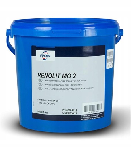 Литиевая смазка с MoS2 FUCHS RENOLIT MO 2 5 кг