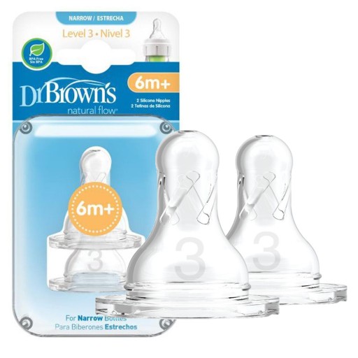 Силіконова пустушка Dr Brown's 6 м+